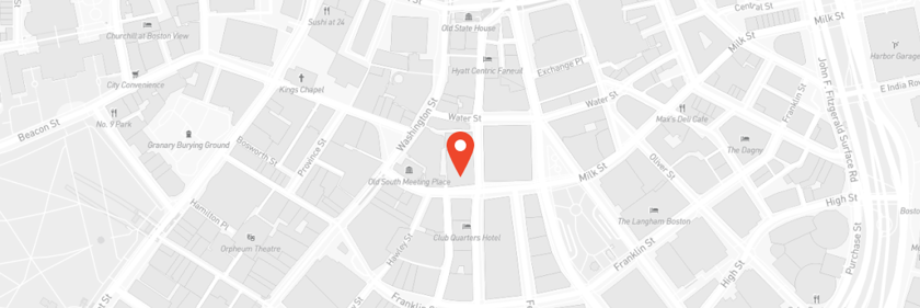 Boston, Massachusetts USA Map